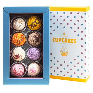 American cupcakes din ciocolata