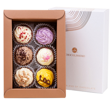 Praline in forma de cupcake