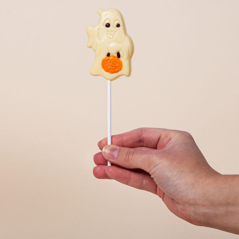 Lollipop din ciocolata alba