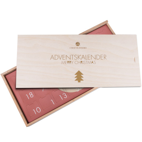 Advent Calendar in cutie de lemn