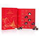 Advent calendar Merry Christmas Red