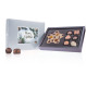 Cutie cu praline din ciocolata Postcard Xmas Midi Silver