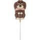 Acadea din ciocolata belgiana Lollipop Dog