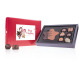 Cutie cu praline din ciocolata Postcard Midi Red Xmas
