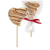 Acadea din ciocolata belgiana White Heart