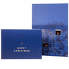 Advent calendar Merry Christmas Blue