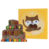 Ciocolata in forma de Tort decorat cu M&M