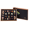 Cutie cu praline din ciocolata Chocoliscious cu tabla de scris