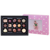 Cutie cu praline din ciocolata Postcard Midi Rosa.