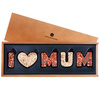 Litere din ciocolata belgiana I LOVE MUM - Milk
