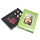 Cutie cu praline din ciocolata Postcard Midi Green Easter - Rabbit