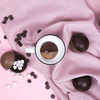 Chocolate bomb with marshmallows