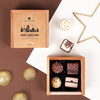 Cutie cu praline din ciocolata Elegance Mini - Xmas fara alcool