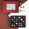 Cutie cu praline din ciocolata Postcard Maxi Red.