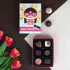 Cutie cu praline din ciocolata Super Woman
