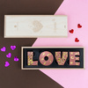 Litere din ciocolata belgiana Love Letters - Ruby