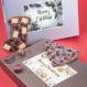 Cutie cu praline din ciocolata Postcard Maxi Silver Xmas
