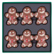 Ciocolata in forma de omuleti din turta dulce Gingerbread Man XL