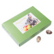 Cutie cu praline din ciocolata Postcard Midi Green Easter EGG Milk