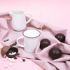 Chocolate bomb with marshmallows