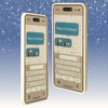 Smartphone din ciocolată albă, cu mesaj Merry Christmas